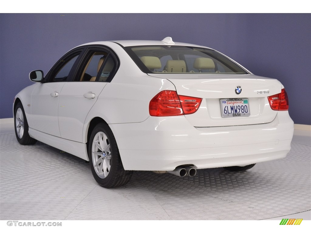 2010 3 Series 328i Sedan - Alpine White / Beige photo #5