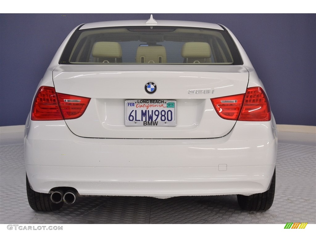 2010 3 Series 328i Sedan - Alpine White / Beige photo #6
