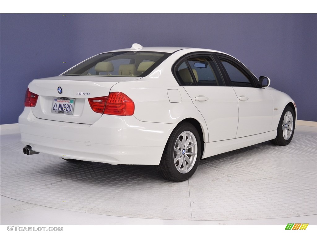 2010 3 Series 328i Sedan - Alpine White / Beige photo #7