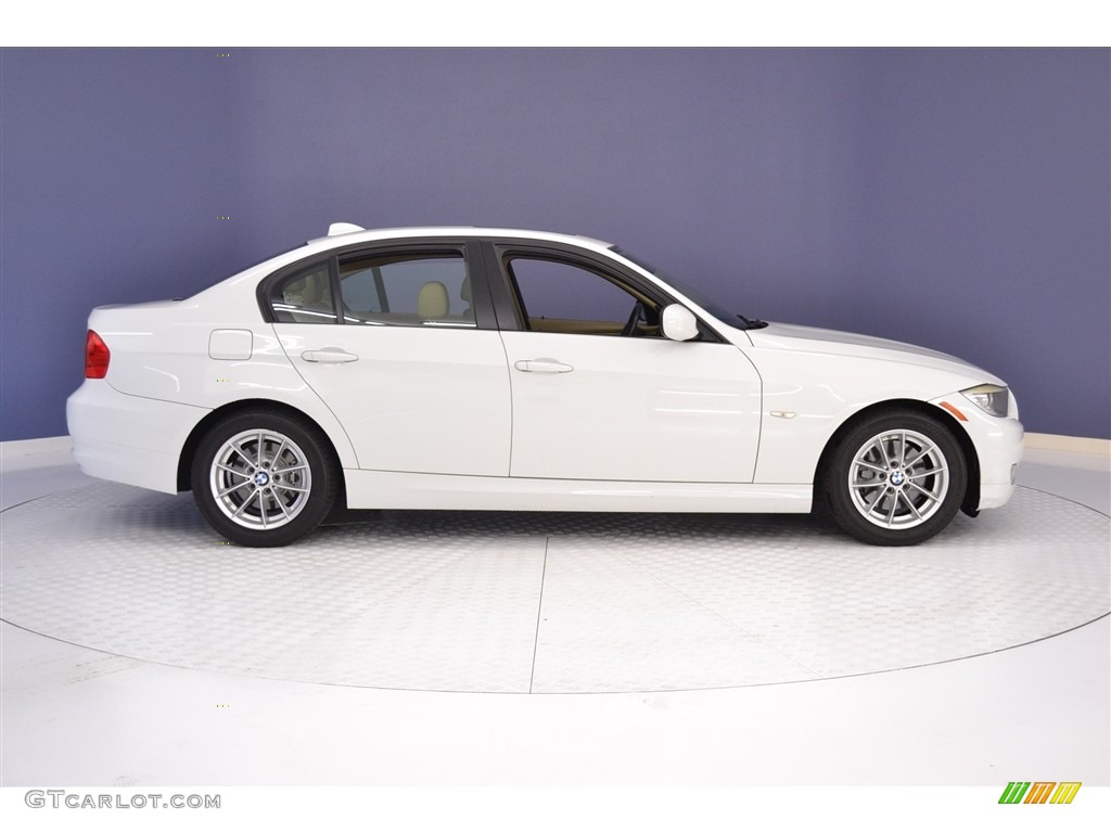 2010 3 Series 328i Sedan - Alpine White / Beige photo #8
