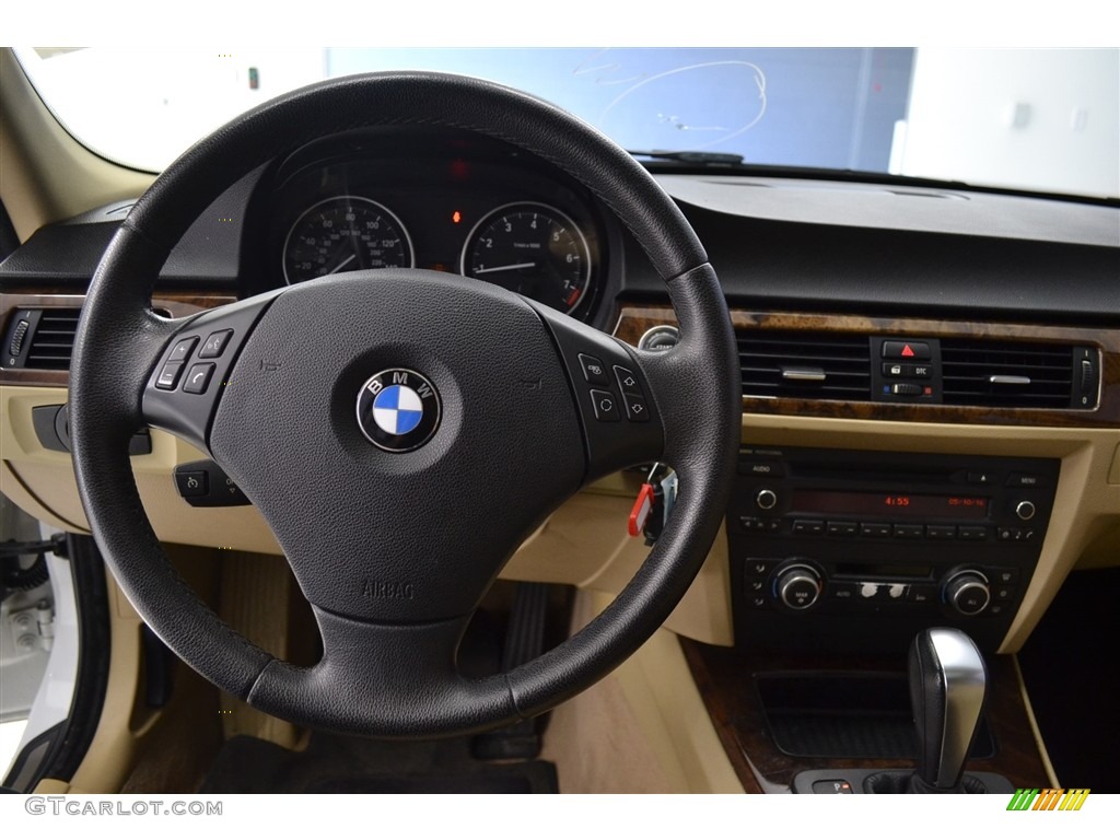 2010 3 Series 328i Sedan - Alpine White / Beige photo #28