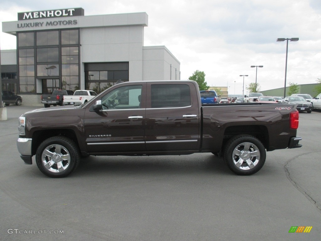 2016 Silverado 1500 LTZ Crew Cab 4x4 - Autumn Bronze Metallic / Cocoa/Dune photo #3