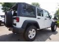 2016 Bright White Jeep Wrangler Unlimited Sport 4x4  photo #3