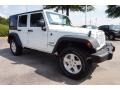 2016 Bright White Jeep Wrangler Unlimited Sport 4x4  photo #4