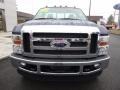 2008 Dark Blue Pearl Metallic Ford F250 Super Duty XLT Regular Cab 4x4  photo #2