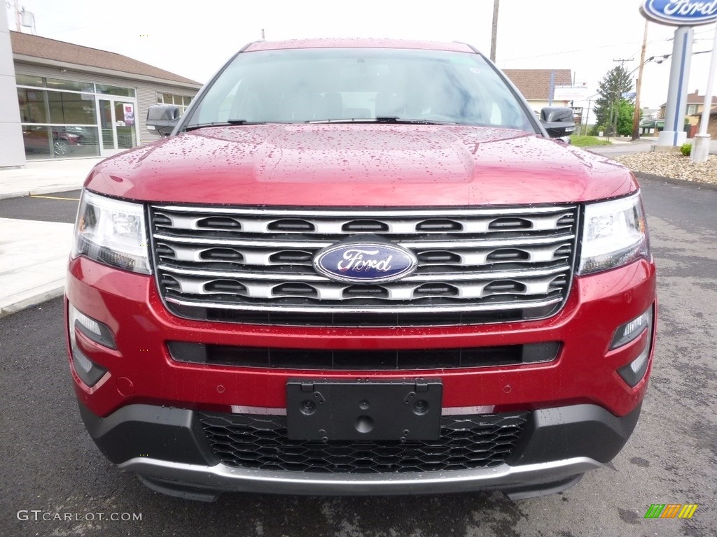 2016 Explorer XLT 4WD - Ruby Red Metallic Tri-Coat / Ebony Black photo #2