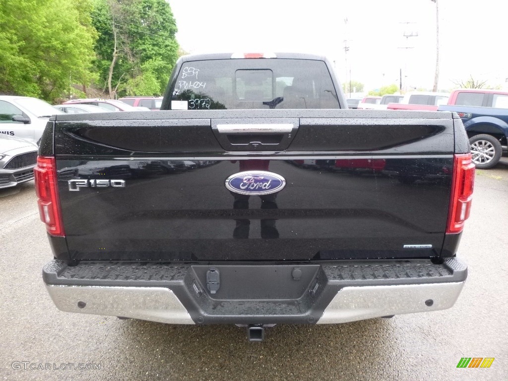 2016 F150 Lariat SuperCab 4x4 - Shadow Black / Black photo #3