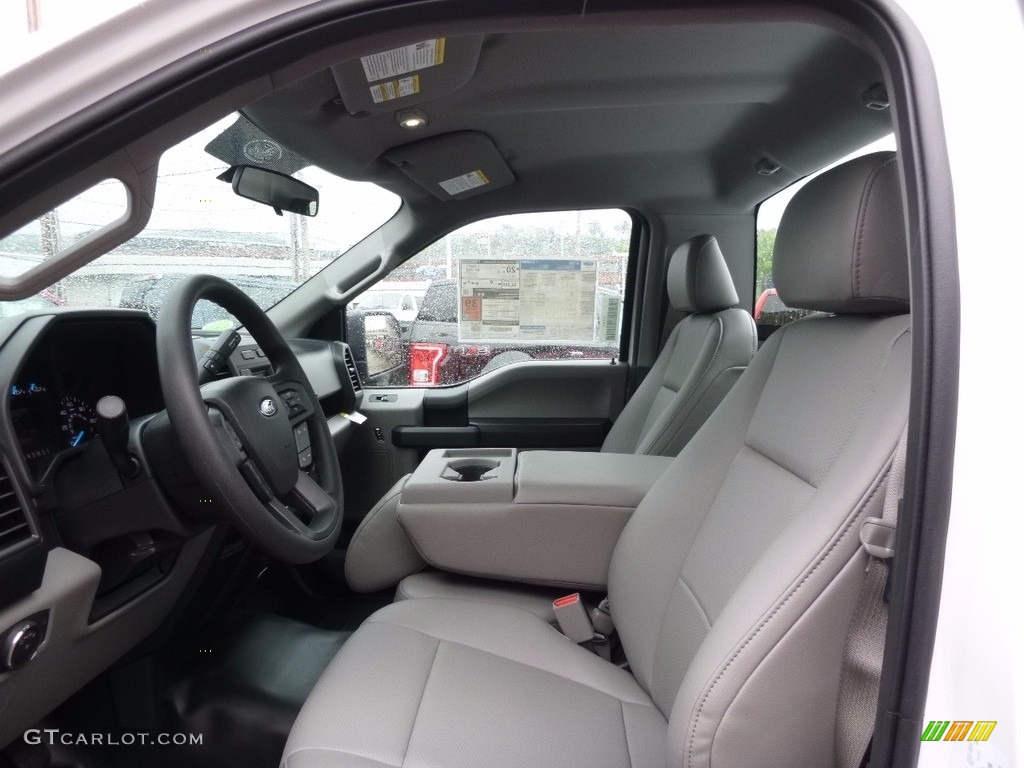 2016 F150 XL Regular Cab 4x4 - Oxford White / Medium Earth Gray photo #12