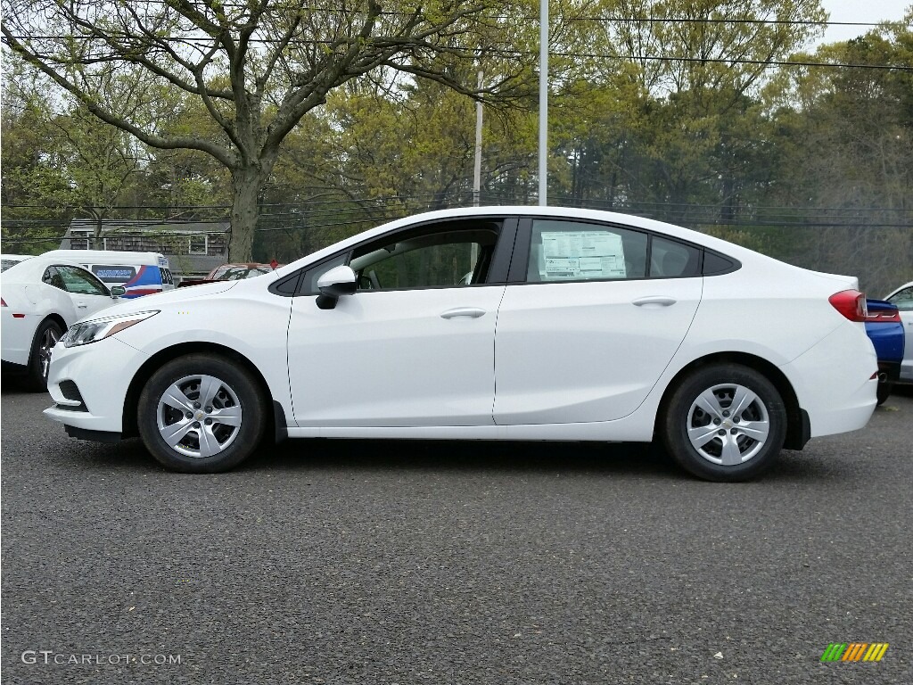 2016 Cruze LS Sedan - Summit White / Jet Black photo #3