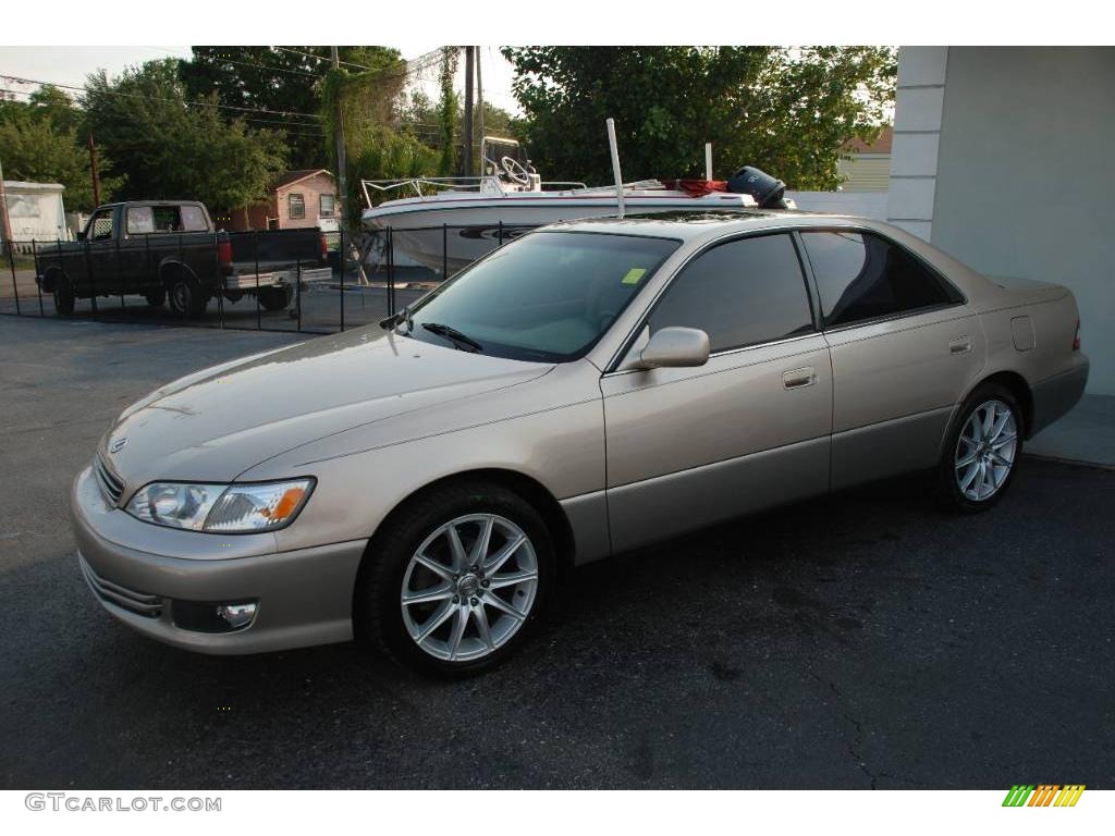 2000 ES 300 Sedan - Burnished Gold Metallic / Ivory photo #6