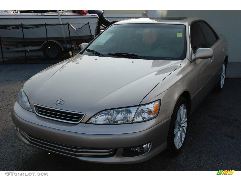 2000 ES 300 Sedan - Burnished Gold Metallic / Ivory photo #7