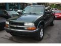 2002 Forest Green Metallic Chevrolet S10 LS Crew Cab 4x4  photo #3