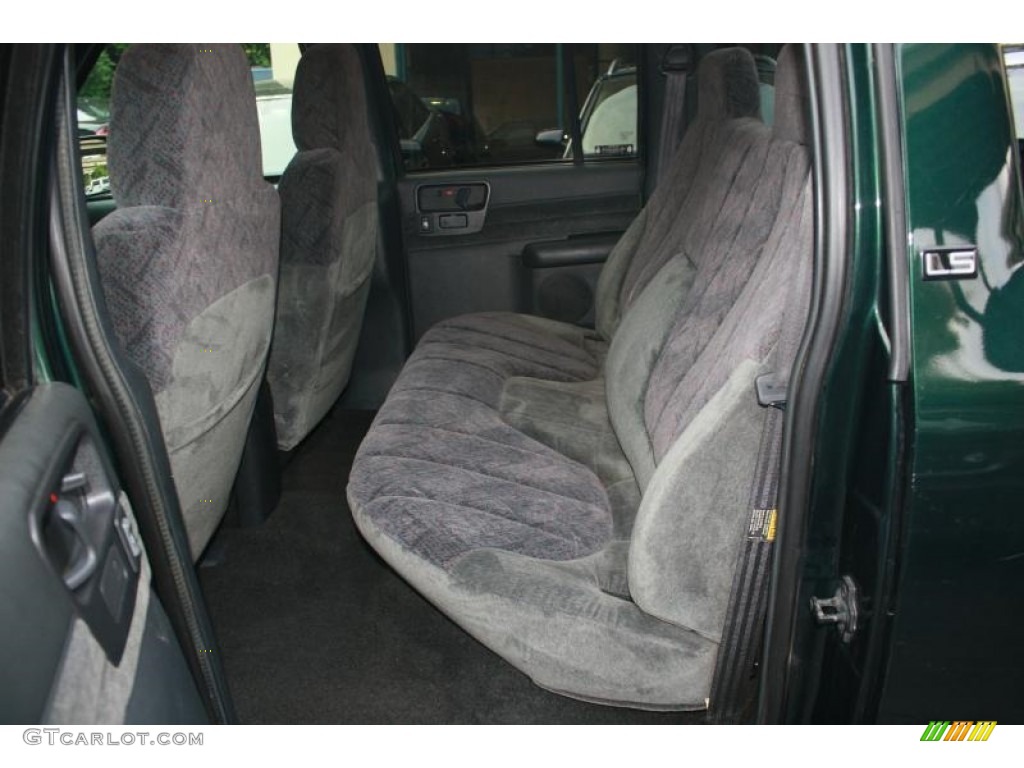 2002 S10 LS Crew Cab 4x4 - Forest Green Metallic / Graphite photo #14