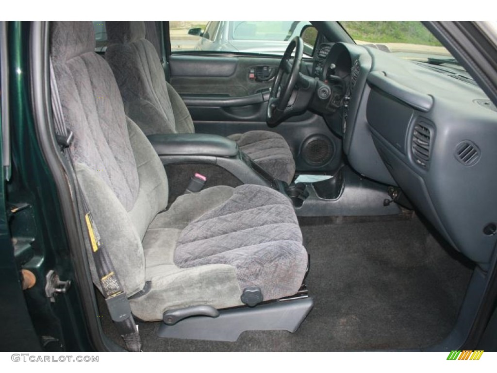 2002 S10 LS Crew Cab 4x4 - Forest Green Metallic / Graphite photo #20