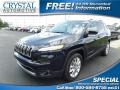 2016 True Blue Pearl Jeep Cherokee Limited  photo #1