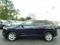 2016 True Blue Pearl Jeep Cherokee Limited  photo #2