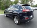 2016 True Blue Pearl Jeep Cherokee Limited  photo #3