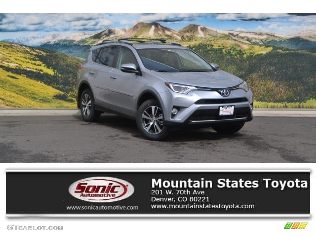 2016 RAV4 XLE AWD - Silver Sky Metallic / Black photo #1