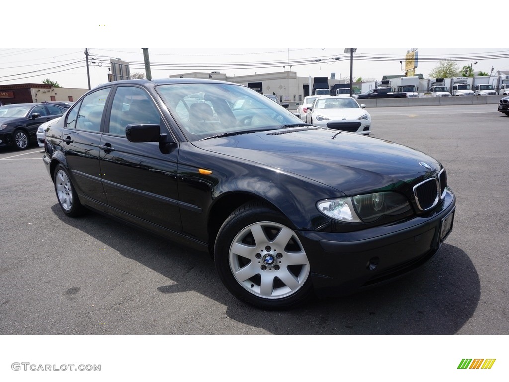 2005 3 Series 325i Sedan - Jet Black / Black photo #2