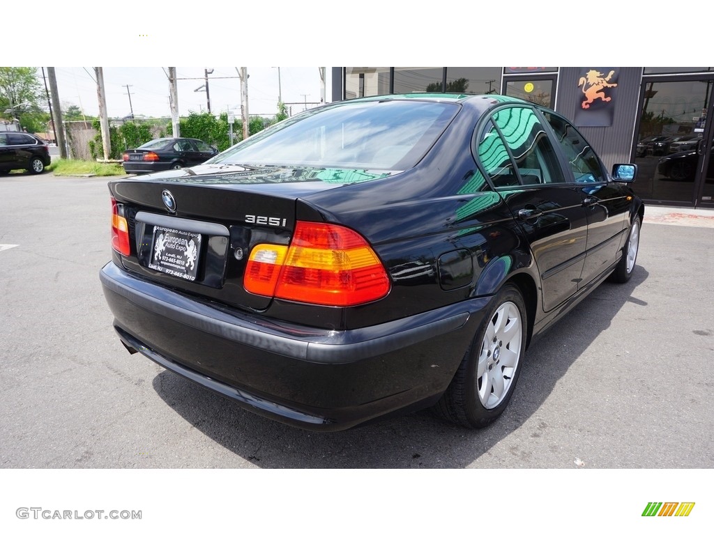 2005 3 Series 325i Sedan - Jet Black / Black photo #4