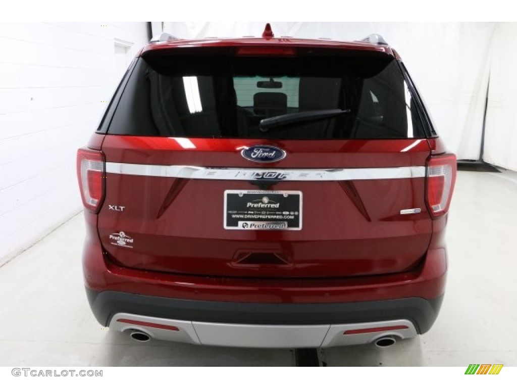 2016 Explorer XLT 4WD - Ruby Red Metallic Tri-Coat / Ebony Black photo #5