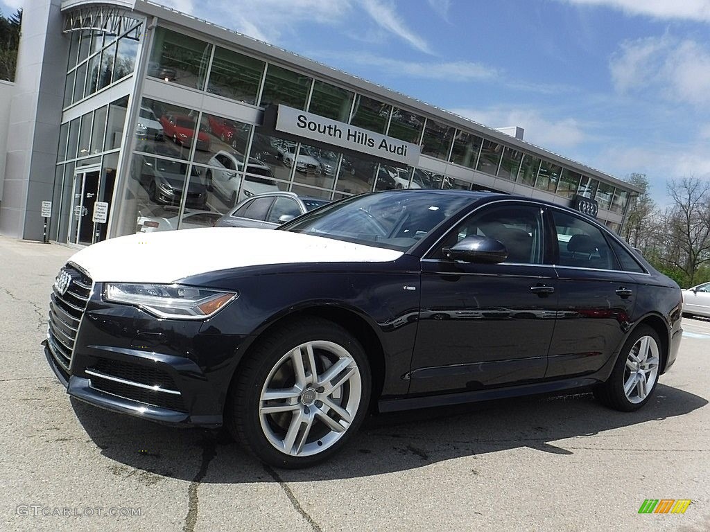 2016 A6 2.0 TFSI Premium Plus quattro - Moonlight Blue Metallic / Nougat Brown photo #1