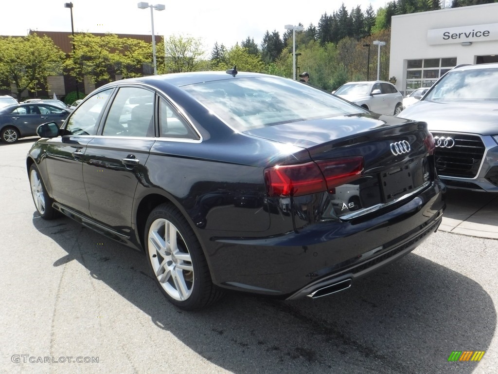 2016 A6 2.0 TFSI Premium Plus quattro - Moonlight Blue Metallic / Nougat Brown photo #13