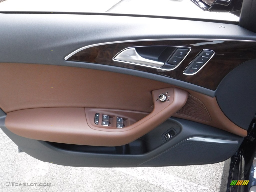 2016 A6 2.0 TFSI Premium Plus quattro - Moonlight Blue Metallic / Nougat Brown photo #17