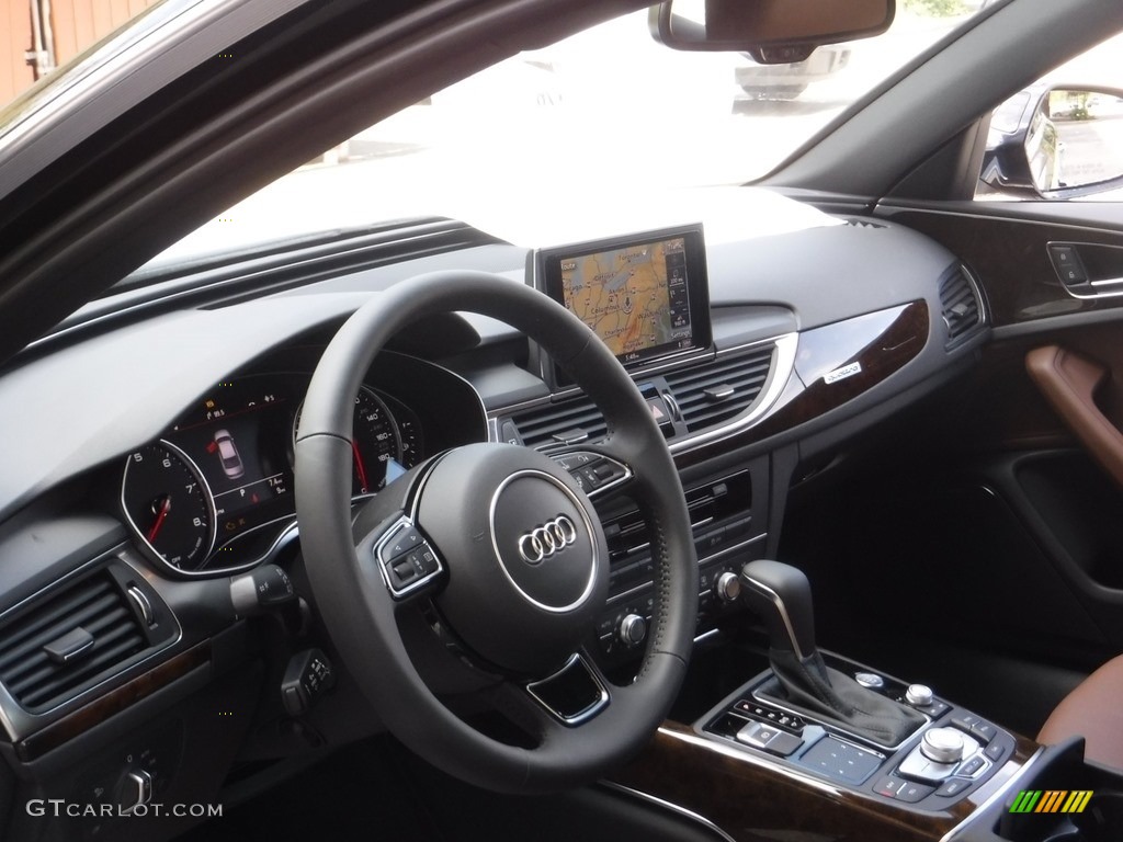 2016 A6 2.0 TFSI Premium Plus quattro - Moonlight Blue Metallic / Nougat Brown photo #18