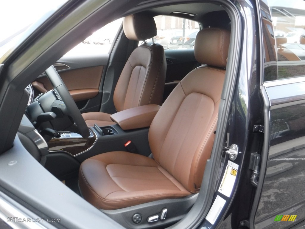 2016 A6 2.0 TFSI Premium Plus quattro - Moonlight Blue Metallic / Nougat Brown photo #19