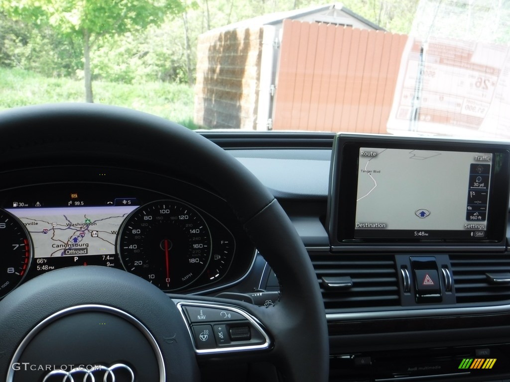 2016 A6 2.0 TFSI Premium Plus quattro - Moonlight Blue Metallic / Nougat Brown photo #29