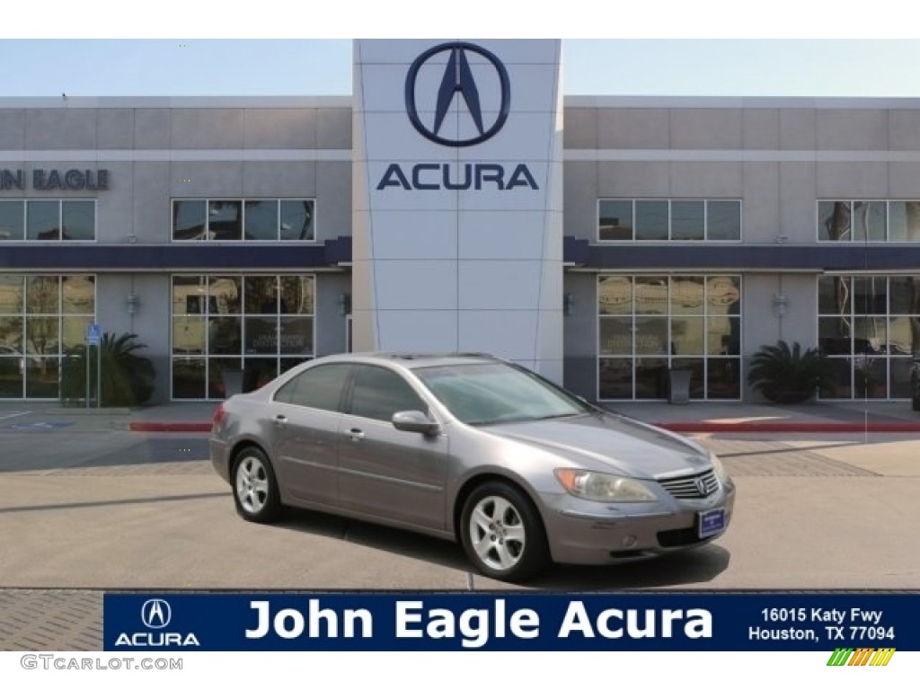 2008 RL 3.5 AWD Sedan - Lakeshore Silver Metallic / Ebony photo #1