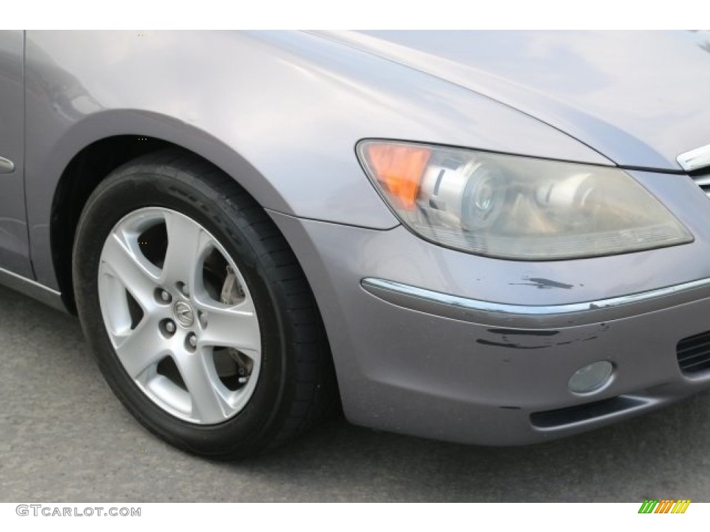 2008 RL 3.5 AWD Sedan - Lakeshore Silver Metallic / Ebony photo #10