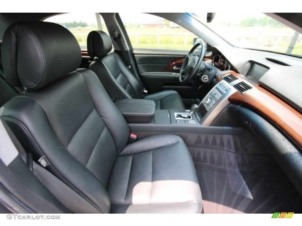 2008 RL 3.5 AWD Sedan - Lakeshore Silver Metallic / Ebony photo #28