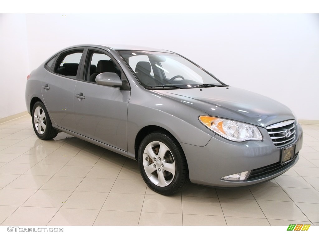 2010 Elantra GLS - Carbon Gray Mist / Black photo #1