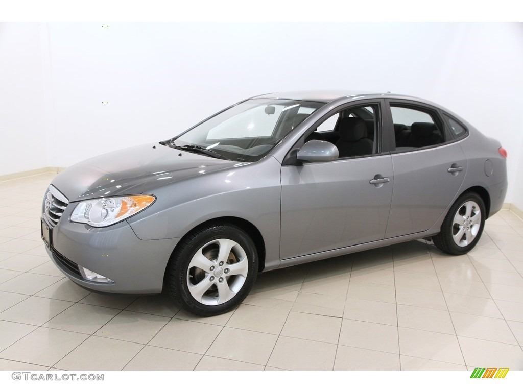 2010 Elantra GLS - Carbon Gray Mist / Black photo #3