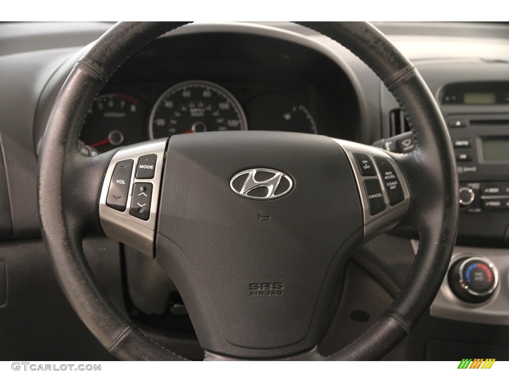 2010 Elantra GLS - Carbon Gray Mist / Black photo #5