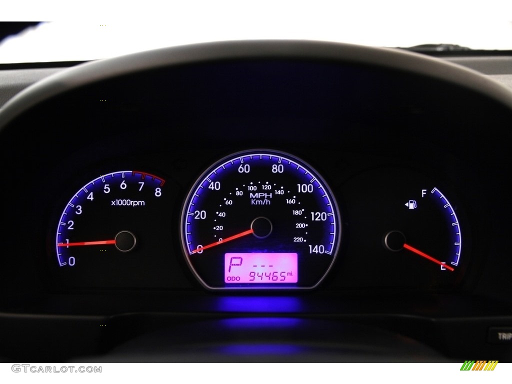 2010 Elantra GLS - Carbon Gray Mist / Black photo #6