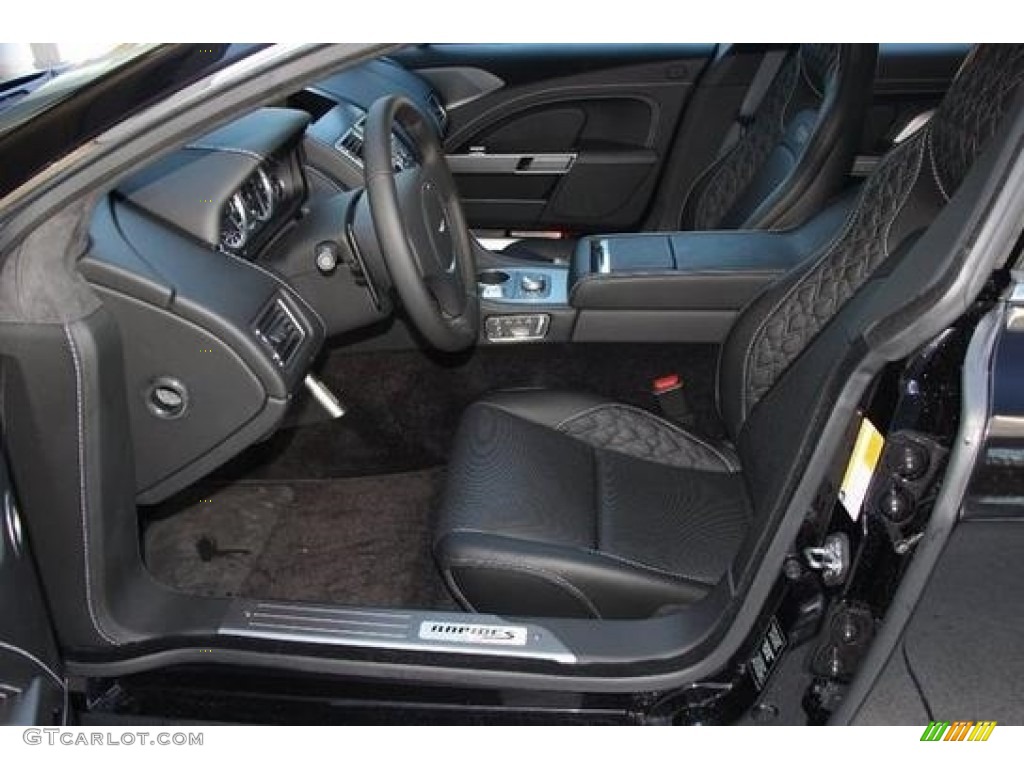 Obsidian Black Interior 2015 Aston Martin Rapide S Standard Rapide S Model Photo #112921398
