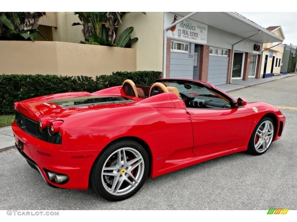 2007 F430 Spider F1 - Rosso Corsa (Red) / Cuoio photo #3