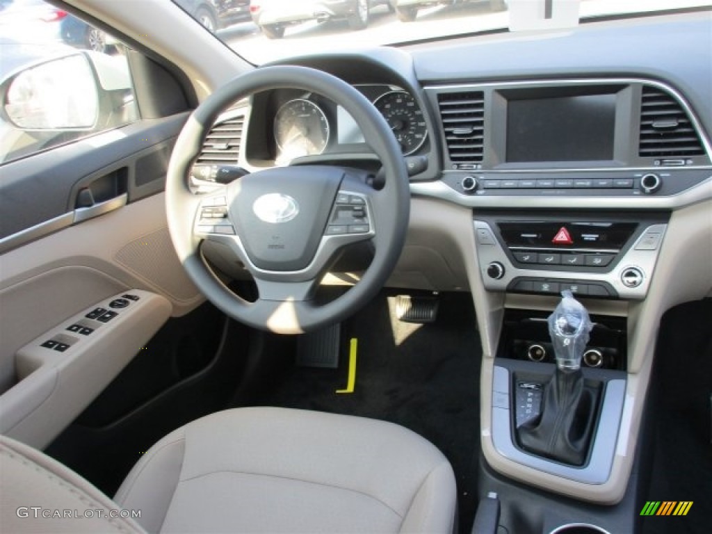 2017 Elantra SE - Beige / Beige photo #7