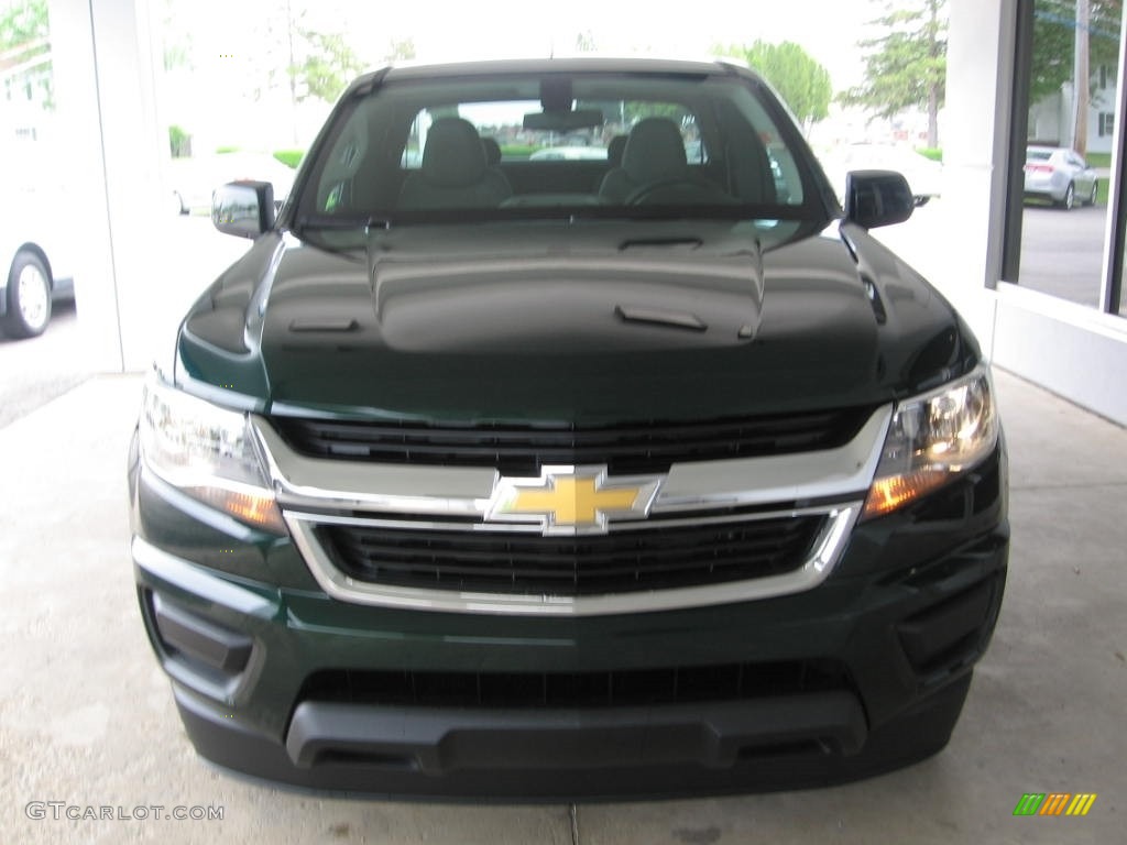 2016 Colorado WT Extended Cab - Rainforest Green Metallic / Jet Black/Dark Ash photo #18
