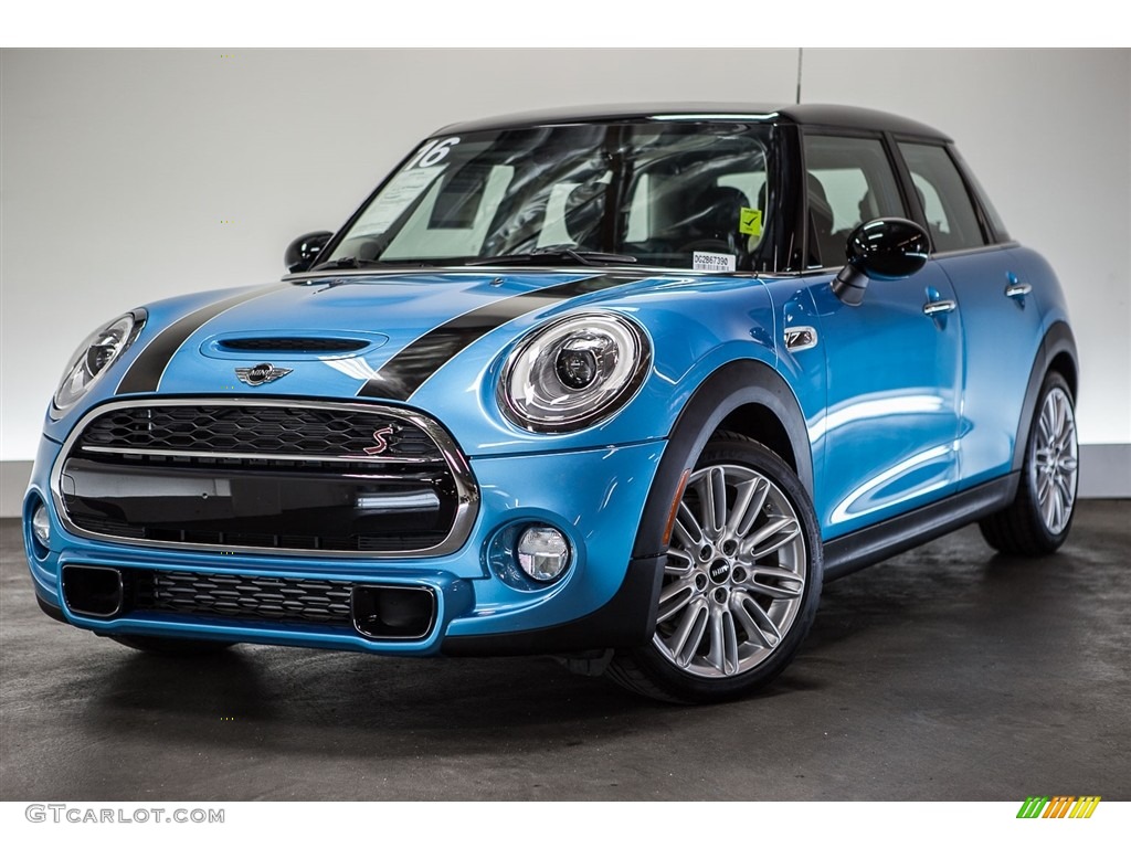 Electric Blue Metallic 2016 Mini Hardtop Cooper S 4 Door Exterior Photo #112923582