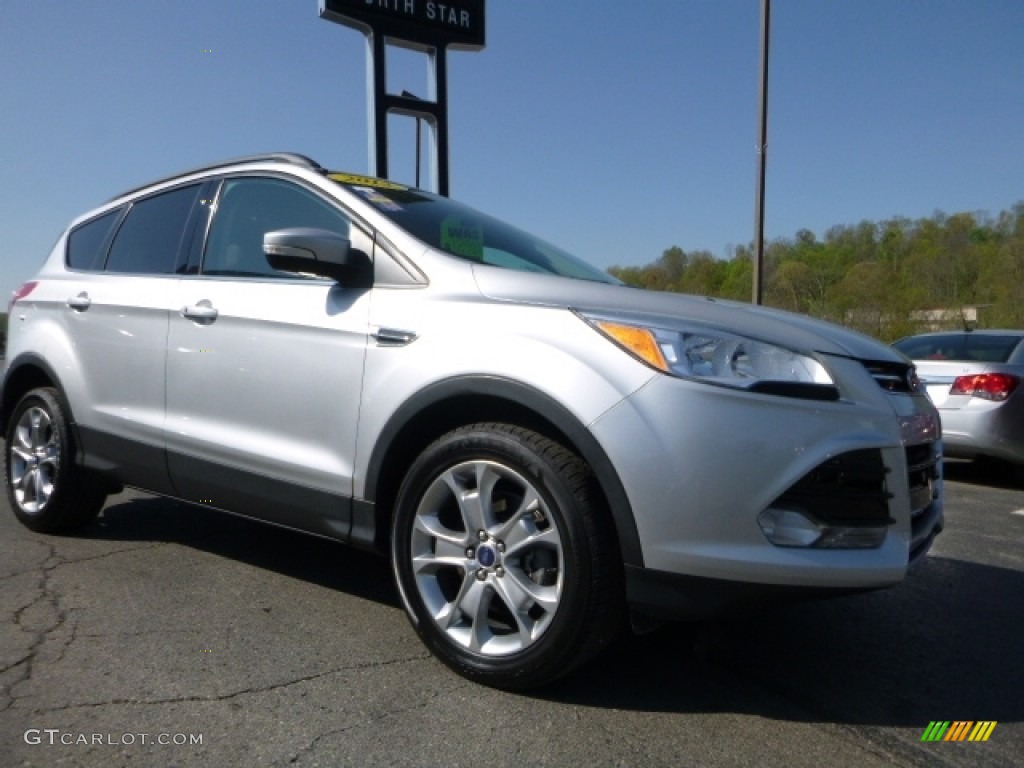 2013 Escape SEL 2.0L EcoBoost - Ingot Silver Metallic / Medium Light Stone photo #10