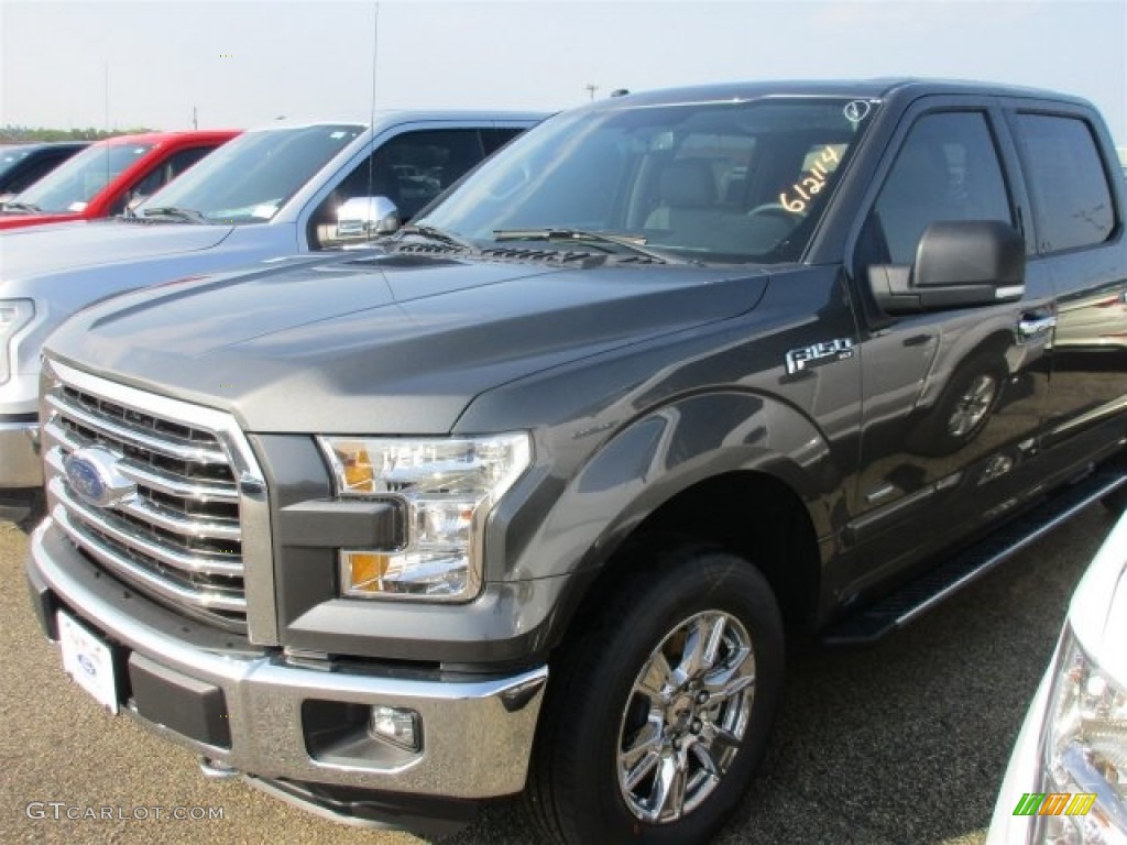 2016 F150 XLT SuperCrew 4x4 - Magnetic / Medium Earth Gray photo #2
