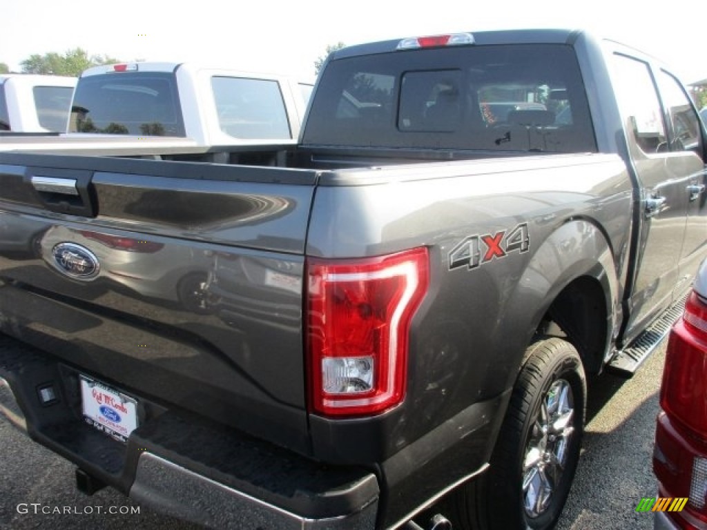2016 F150 XLT SuperCrew 4x4 - Magnetic / Medium Earth Gray photo #8