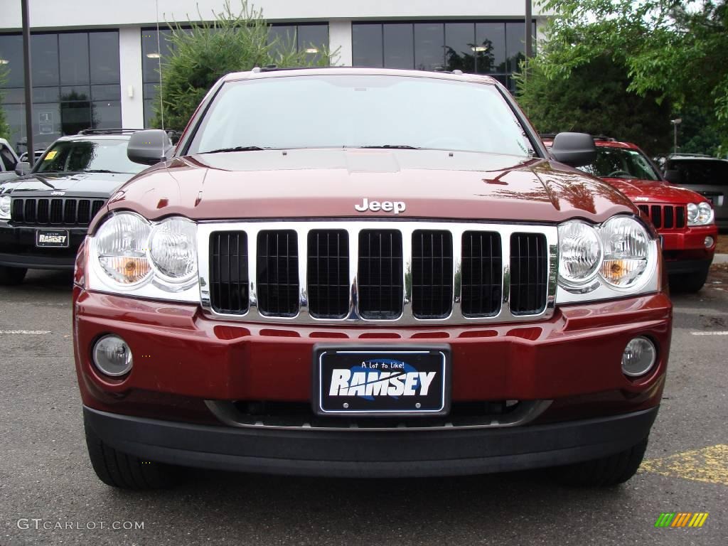 2007 Grand Cherokee Limited 4x4 - Red Rock Crystal Pearl / Medium Slate Gray photo #2