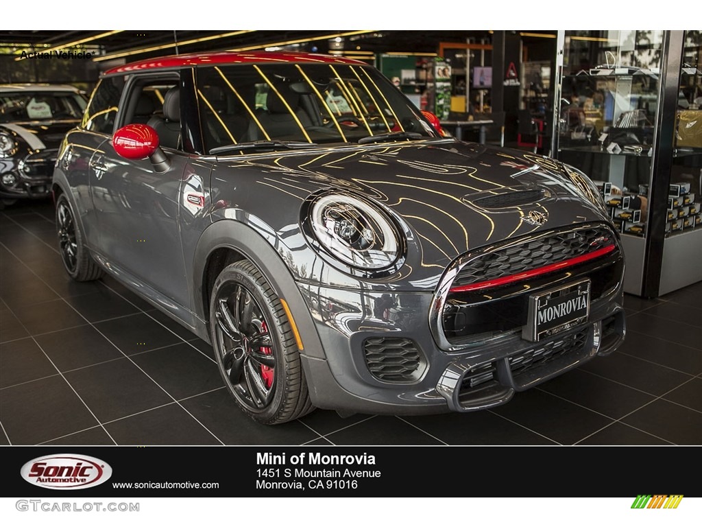 2016 Hardtop John Cooper Works 2 Door - Thunder Gray Metallic / Carbon Black photo #1