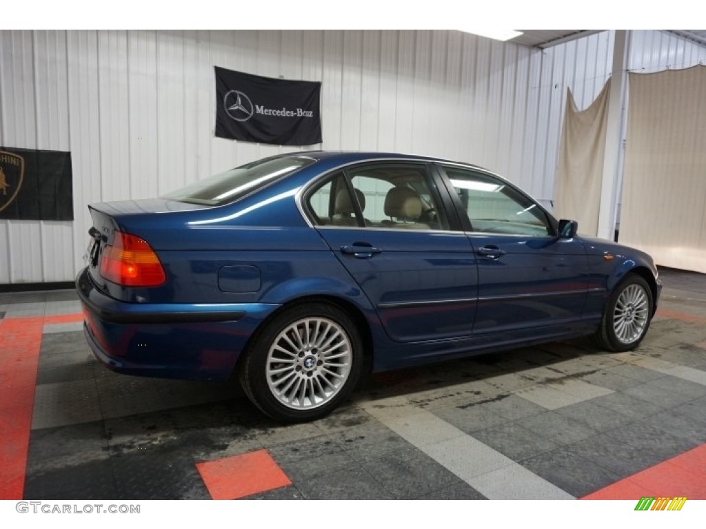 2003 3 Series 330xi Sedan - Mystic Blue Metallic / Sand photo #7