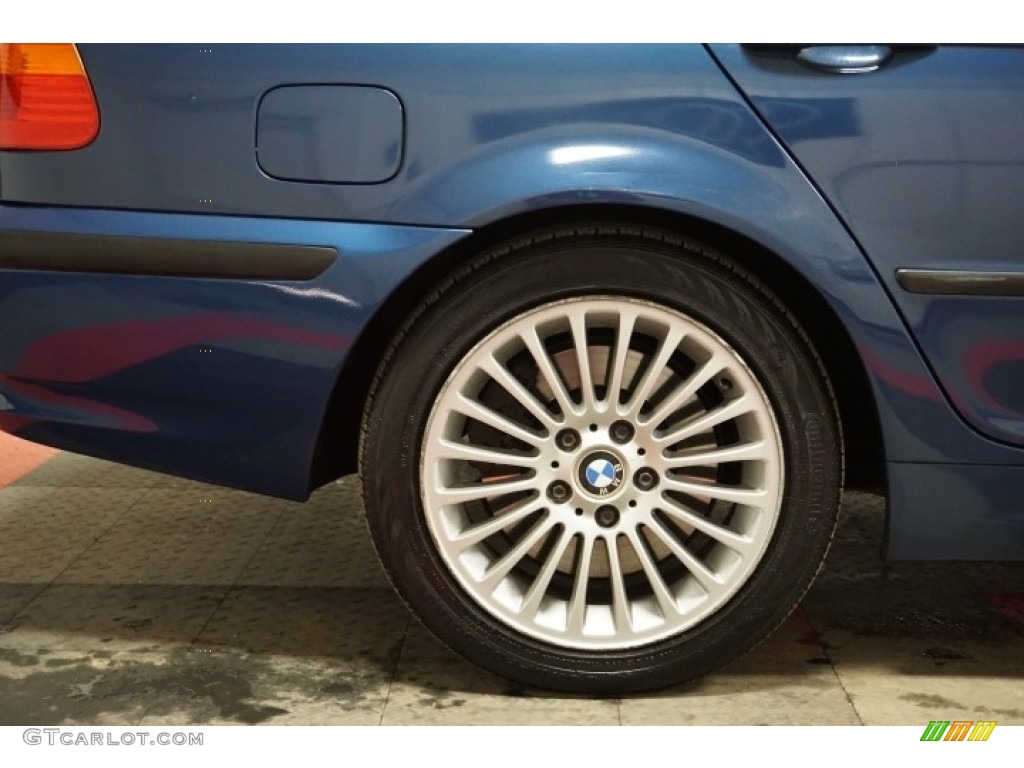 2003 3 Series 330xi Sedan - Mystic Blue Metallic / Sand photo #63